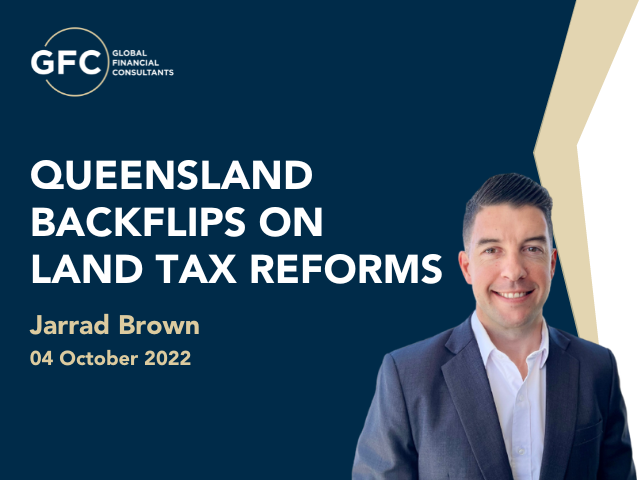 Queensland Backflips on Land Tax Reforms